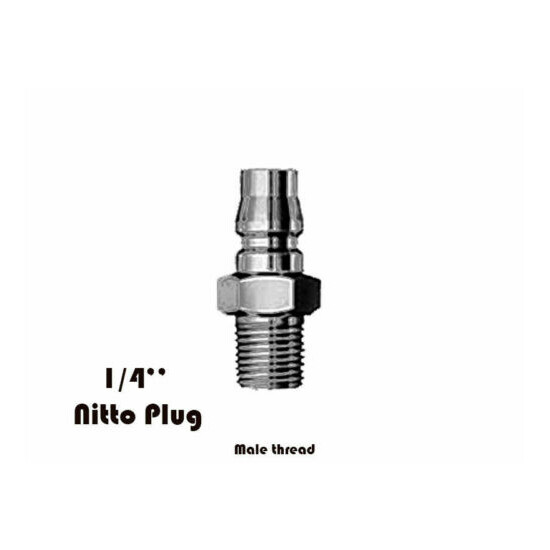 Nitto Type air hose male female fitting barb coupler socket coupling 1/4" 3/8" image {2}
